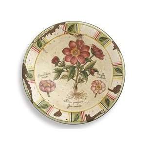  Arte Italica Antico Botanico Large Round Plate: Kitchen 