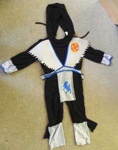 Child ~SHADOW NINJAS COSTUME *Ninja *Bodysuit *Black & Silver *Kids 