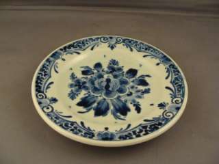 DELFT BLAUW BLUE FLORAL SMALL PLATE OR DISH WITH HANGER  