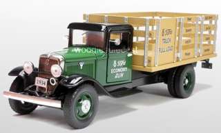 1934 Ford BB 157 Stake TRUCK Green1:24 Diecast Model  
