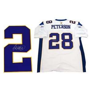 Adrian Peterson Autographed Minnesota Vikings Authentic Jersey:  
