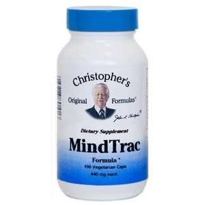  MindTrac, Brain Supplement, 100 Capsules   Dr. Christopher 