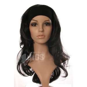   layered flicked 3/4 extension fall wig half wig hair piece Beauty