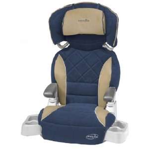    Evenflo Everest Full Body Adjustable Booster Car Seat Navy: Baby