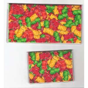    Checkbook Cover Debit Set Gummi Bears Candy 