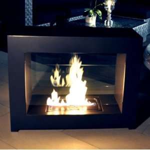  Hudson Portable Fireplace   Slate (Slate) (24H x 31.5W x 