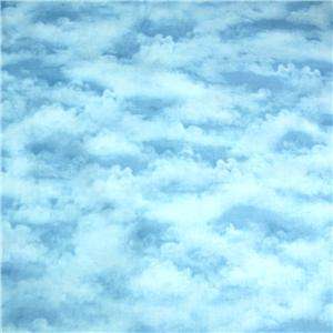 South Seas Imports Cotton Fabric, Clouds, Blue Sky FQs  