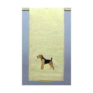  Hand Towel Airedale Terrier Patio, Lawn & Garden