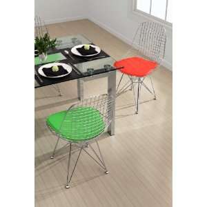 Zuo Modern Mesh Dining Chair Chrome Frame: Home & Kitchen