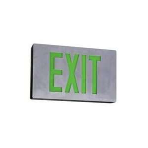     Die Cast Exit Sign   Emergency/Safety Lighting: Home Improvement