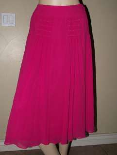 Windsmoor Plus Size 16 Gorgeous Azalea Silk Skirt MSRP $325 NWT  