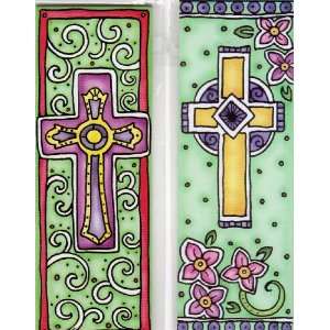  Magnetic Bookmarks   Two Crosses   Set of 2: Everything 