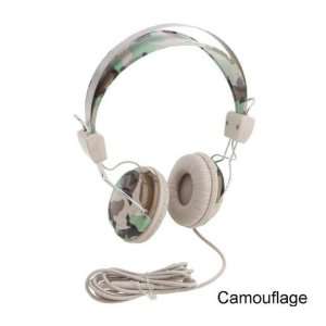    Konoaudio Retro Camo Headphones on Tan Cord 