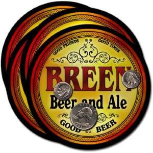  Breen , CO Beer & Ale Coasters   4pk: Everything Else