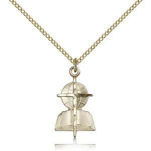  Gold Filled Southern Baptist Pendant: Jewelry