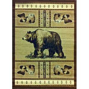  Cabin Area Rug 5 Ft. 2 In. X 7 Ft. 3 In. Design #L 360 