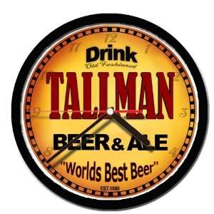  TALLMAN beer and ale cerveza wall clock: Everything Else