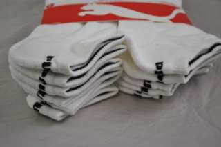 NWT Mens LifeStyle Lowcut Puma Socks 10 13 6 pairs  