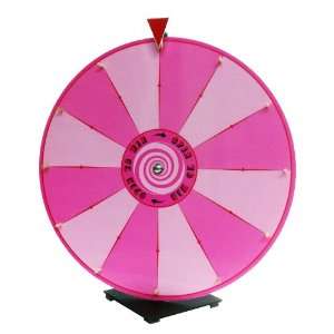  24 Pink Face Dry Erase Prize Wheel 