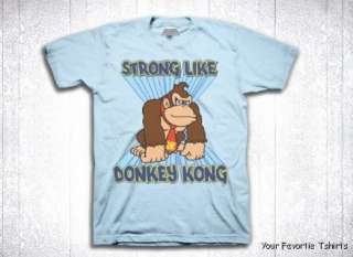 Licensed Nintendo Strong Like Donkey Kong Adult Shirt  