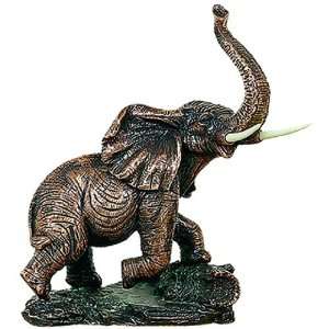  Elephant Statue   Copper Finish