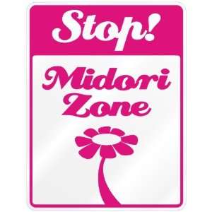  New  Stop  Midori Zone  Parking Sign Name