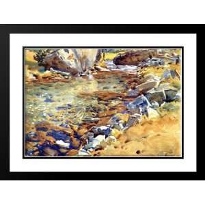 Sargent, John Singer 38x28 Framed and Double Matted Brook 