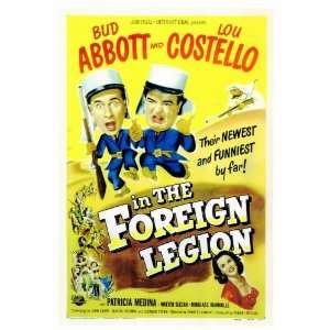   Costello in the Foreign Legion 1950 27x40 MOVIE POSTER