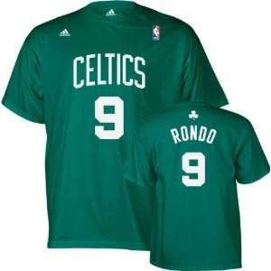   Rajon Rondo Green Game Time Name & Number Tshirt