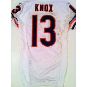 JOHNNY KNOX CHICAGO BEARS 2009 ROOKIE GAME USED JERSEY 