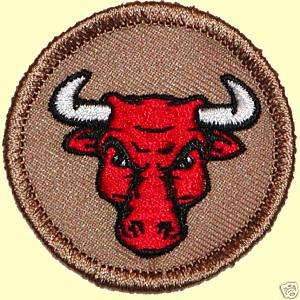 Cool Boy Scout Patrol Patches  Red Bull Patrol (#100)  