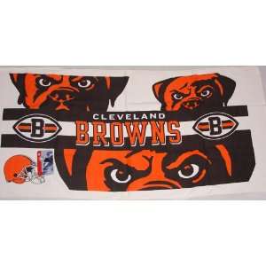  Cleveland Browns NFL 28 X 58 Beach/Bath Towel: Sports 