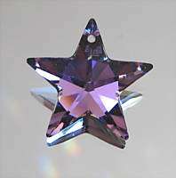 Swarovski Crystal Vitrail Light Star Prism, 20mm, logo  