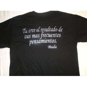  T Shirt/ Camiseta Buda, Color Black, 