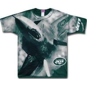  New York Jets Wing Print Mascot T Shirt