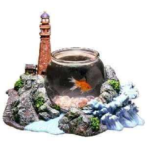  Buffalo NY Historic Lighthouse Fish Bowl Scene Pet 