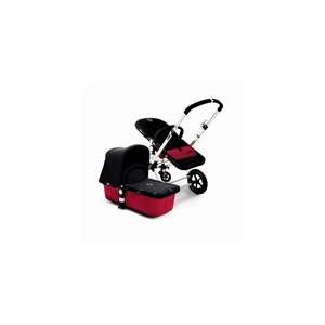  Bugaboo Cameleon Stroller   Red Base   Black Canvas Baby