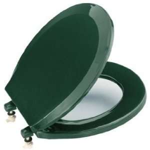   Green Round Front Toilet Seat with Q2 Advantage: Home Improvement