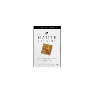 Hatue Cuisine Basil & Sweet Pepper Cracker (Economy Case Pack) 4 Oz 