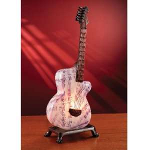  Glass Guitar Lamp 