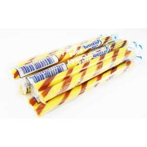 Banana Yellow & Brown Old Fashioned Hard Candy Sticks: 80 Count Box 