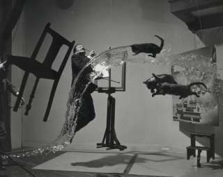1948 Salvador Dali surreal motion Portrait PHOTO  