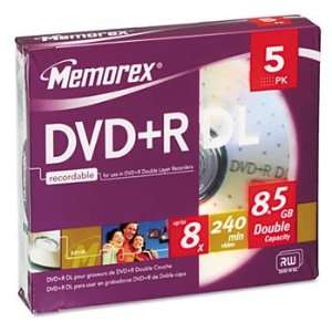  Memorex® DVD+R Double Layer Recordable Disc DISC,DVD+R 