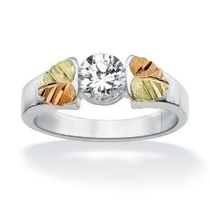   and Black Hills Gold DiamonUltra™ Cubic Zirconia Ring: Jewelry