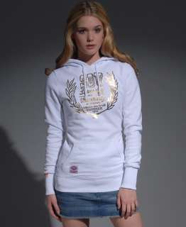 New Womens Superdry Foil Classic Hoodie HD AL MP48/1045  