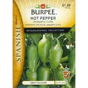  Burpee 69660 Spanish   Pepper, Hot Jalapeno Early Seed 