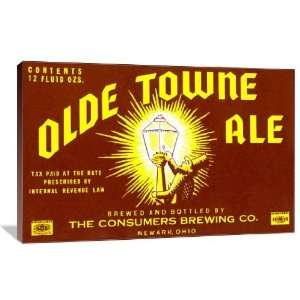  Olde Towne Ale   Gallery Wrapped Canvas   Museum Quality 