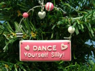   Yourself Silly Tap Jazz Ballet Hip Hop Sign Christmas Ornament  