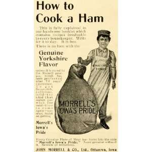   Meat Butcher Boy Apron Cut Iowa   Original Print Ad: Home & Kitchen