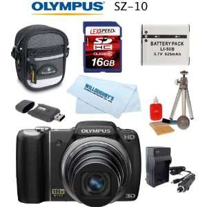 Olympus SZ 10 14MP 18x Super Telephoto 28 504mm Zoom Lens Lens (Black 